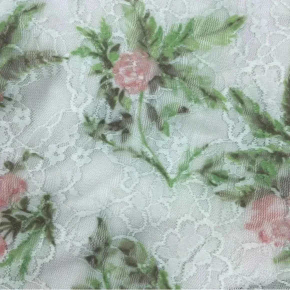 DISNEY | Princess Floral Lace Cold-Shoulder Dress Size L - Picture 5 of 9